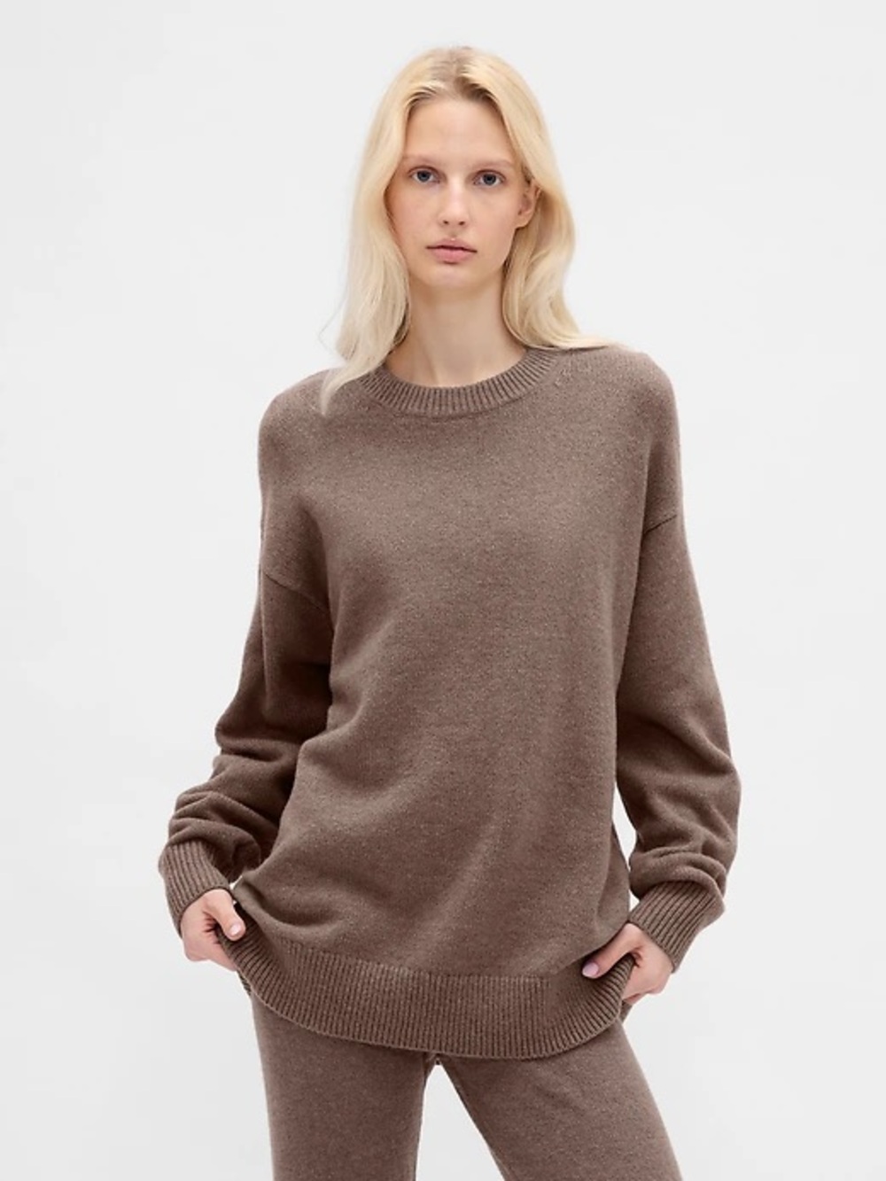 Gap Cashsoft Oversized Boyfriend Crewneck Sweater